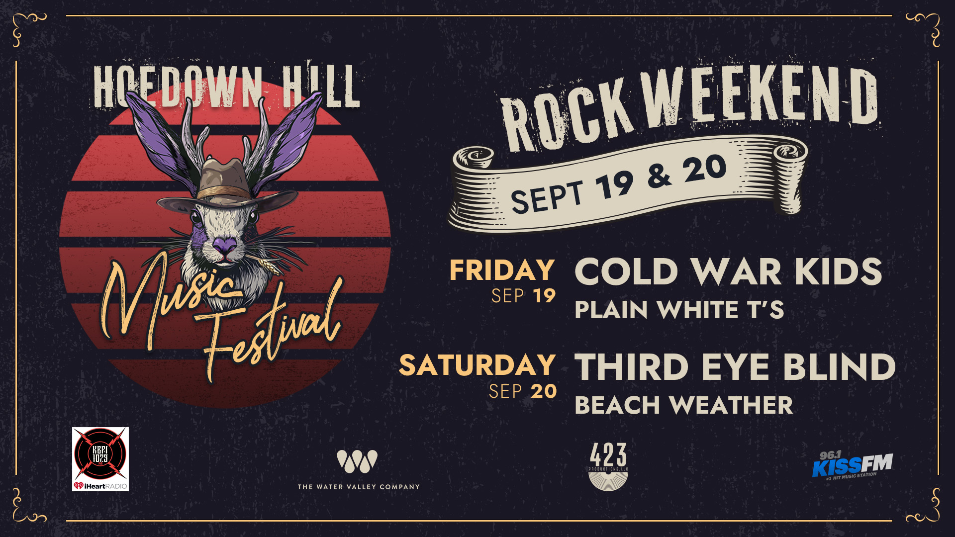 Hoedown Hill Music Festival | Rock Weekend – The Water Valley Company ...
